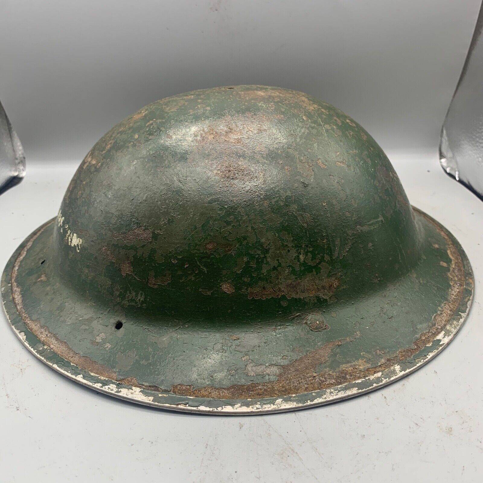 Original WW2 South African Army Mk2 Brodie Helmet - British Style Combat Helmet - The Militaria Shop