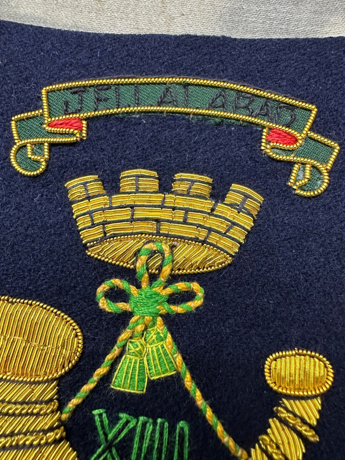 British Army Bullion Embroidered Blazer Badge - Somerset Light Infantry - The Militaria Shop