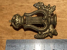 WW1 / WW2 British Army King's Crown Bandsman's Brass Cap Badge - The Militaria Shop