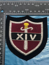 Load image into Gallery viewer, British Army Bullion Embroidered Blazer Badge - 14th Army - The Militaria Shop
