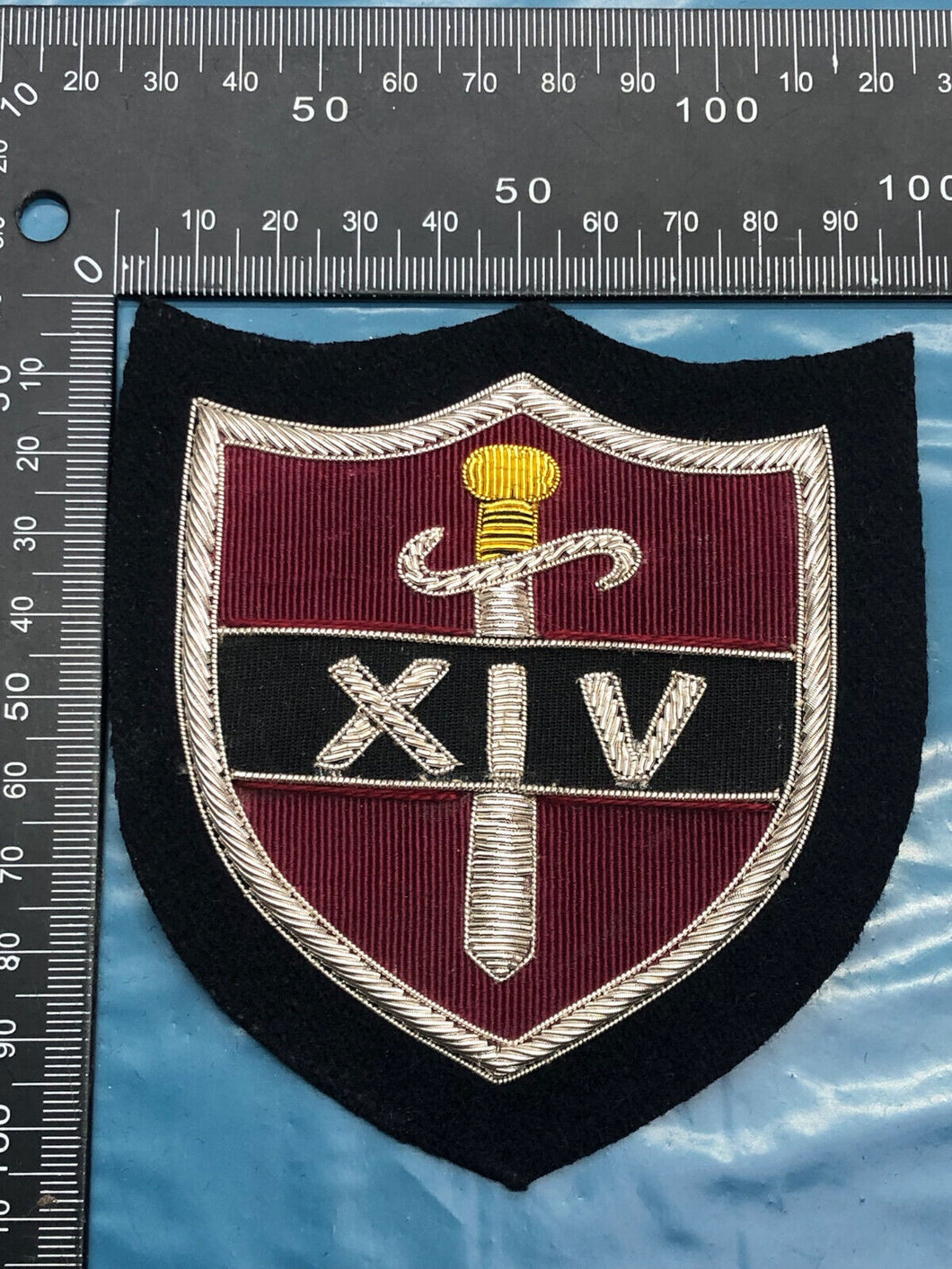 British Army Bullion Embroidered Blazer Badge - 14th Army - The Militaria Shop