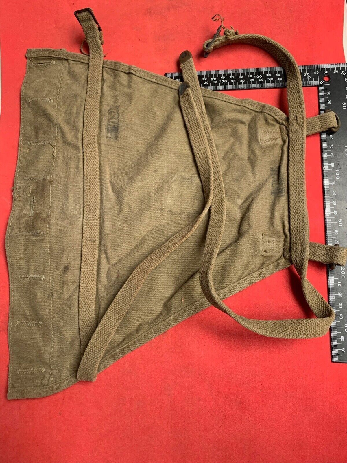 Original WW2 US Army M1928 Haversack Pack Tail - The Militaria Shop