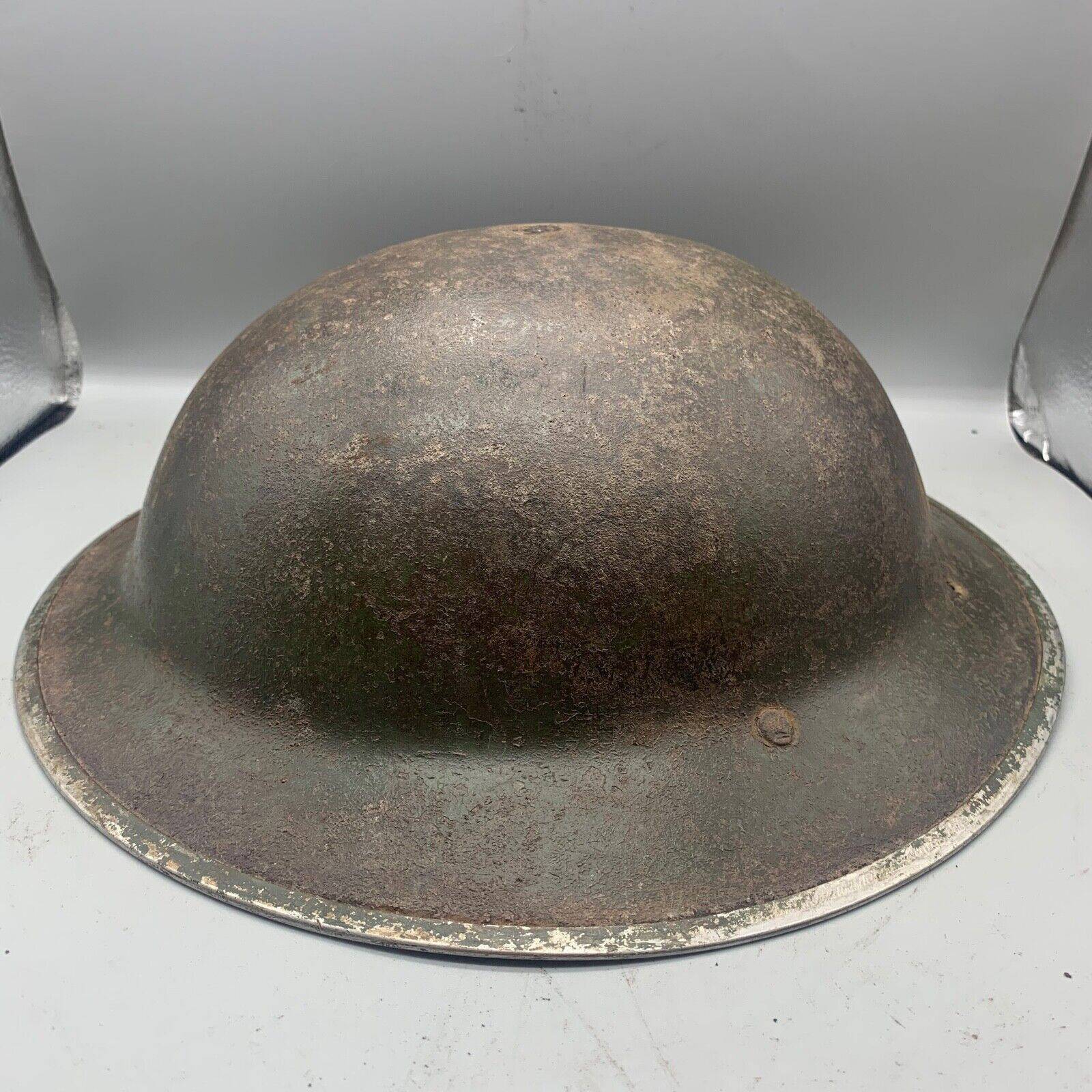 Original WW2 South African Army Mk2 Brodie Helmet - British Style Combat Helmet - The Militaria Shop