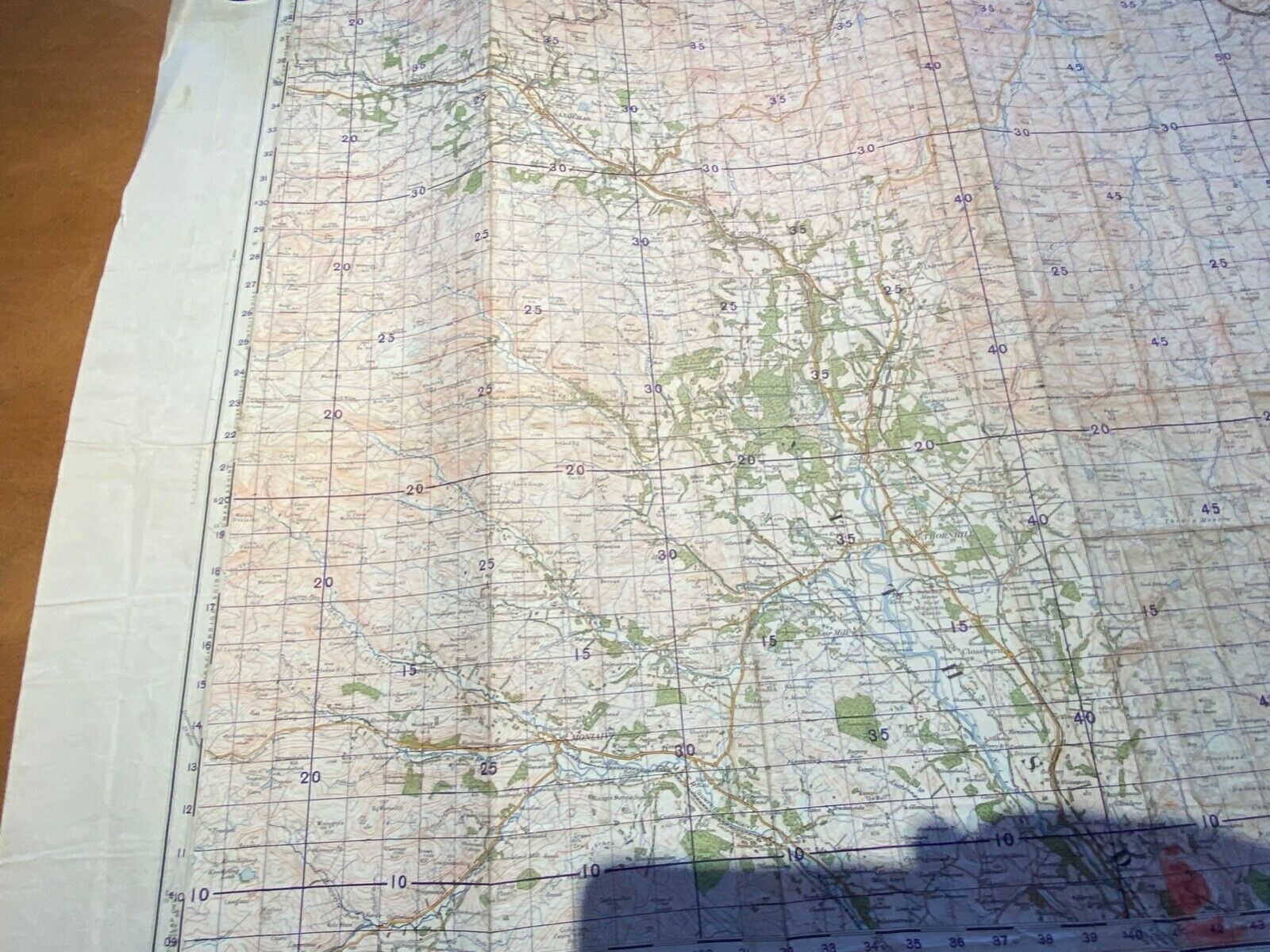 WW2 British Army 1933 MILITARY EDITION General Staff map NITHSDALE & MOFFAT. - The Militaria Shop
