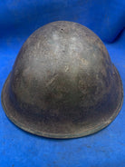 Original WW2 British Army / Canadian Army Mk3 Turtle Combat Helmet - The Militaria Shop