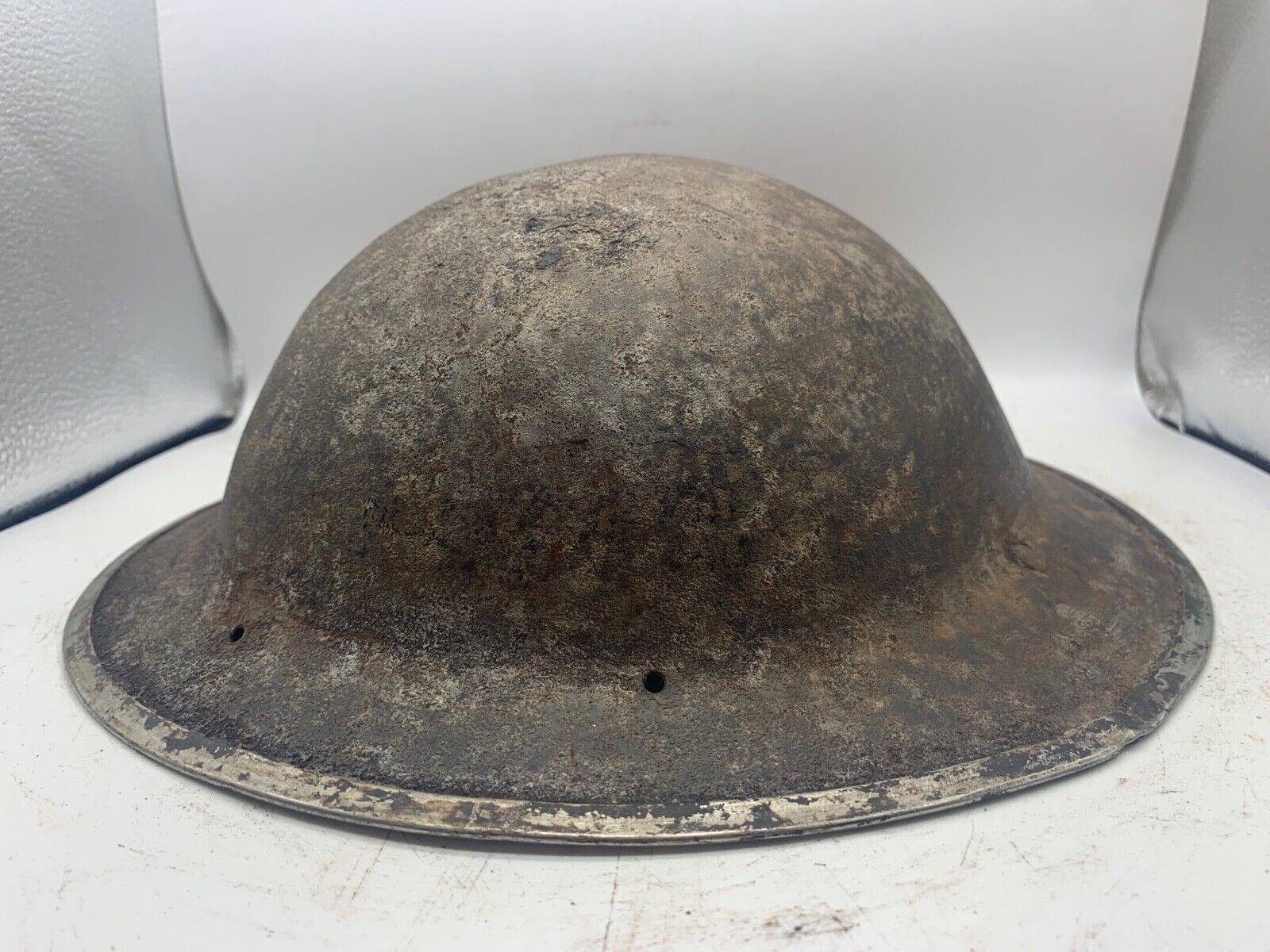 Original WW2 South African Army Mk2 Brodie Helmet - British Style Combat Helmet - The Militaria Shop