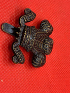 Original British Army Denbighshire Yeomanry Ich Dien Cap Badge - The Militaria Shop