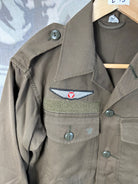 Genuine Austrian Army Cold War Era Pilots Combat Shirt & Insignia- 88-92cm C - The Militaria Shop