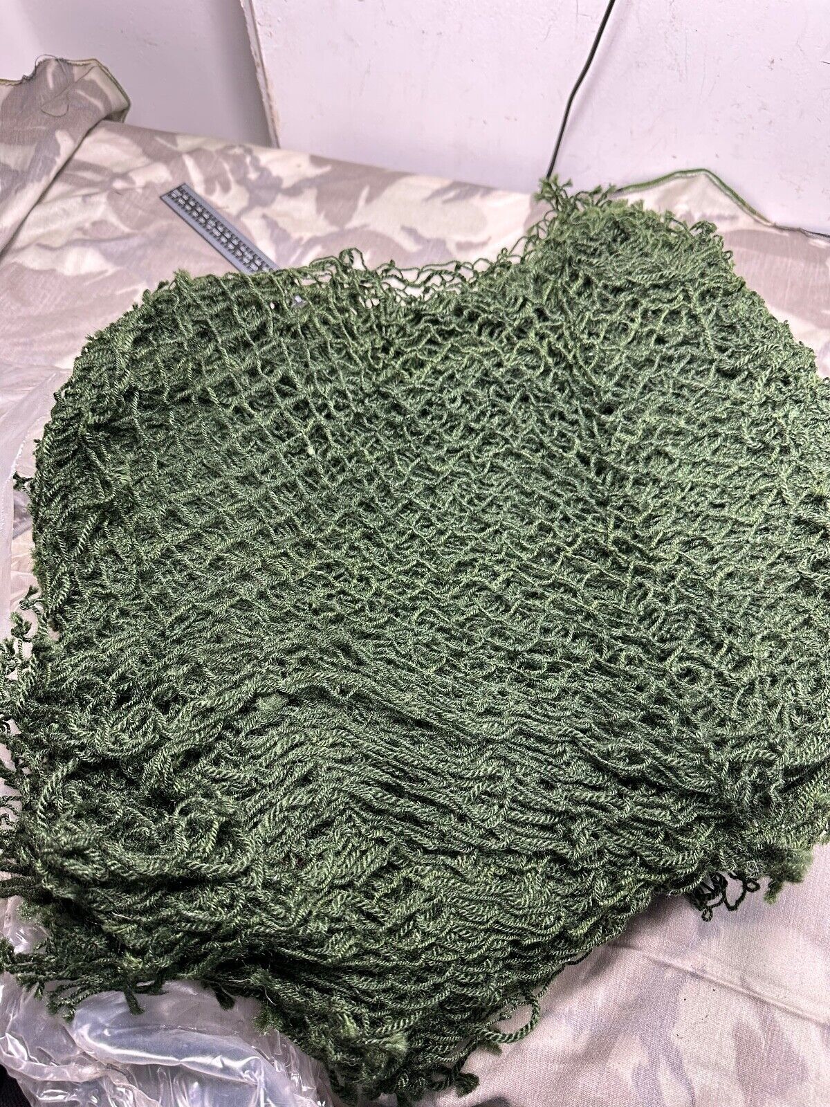 Original British Army Mk2 Mk3 Mk4 Camouflaged Helmet Net- New Old Stock Unissued - The Militaria Shop