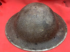 Original WW2 Combat Helmet - British / South African Army Mk2 Brodie Helmet - The Militaria Shop