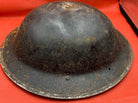 British Army Mk2 Brodie Helmet - Original WW2 - South African Manufactured - The Militaria Shop