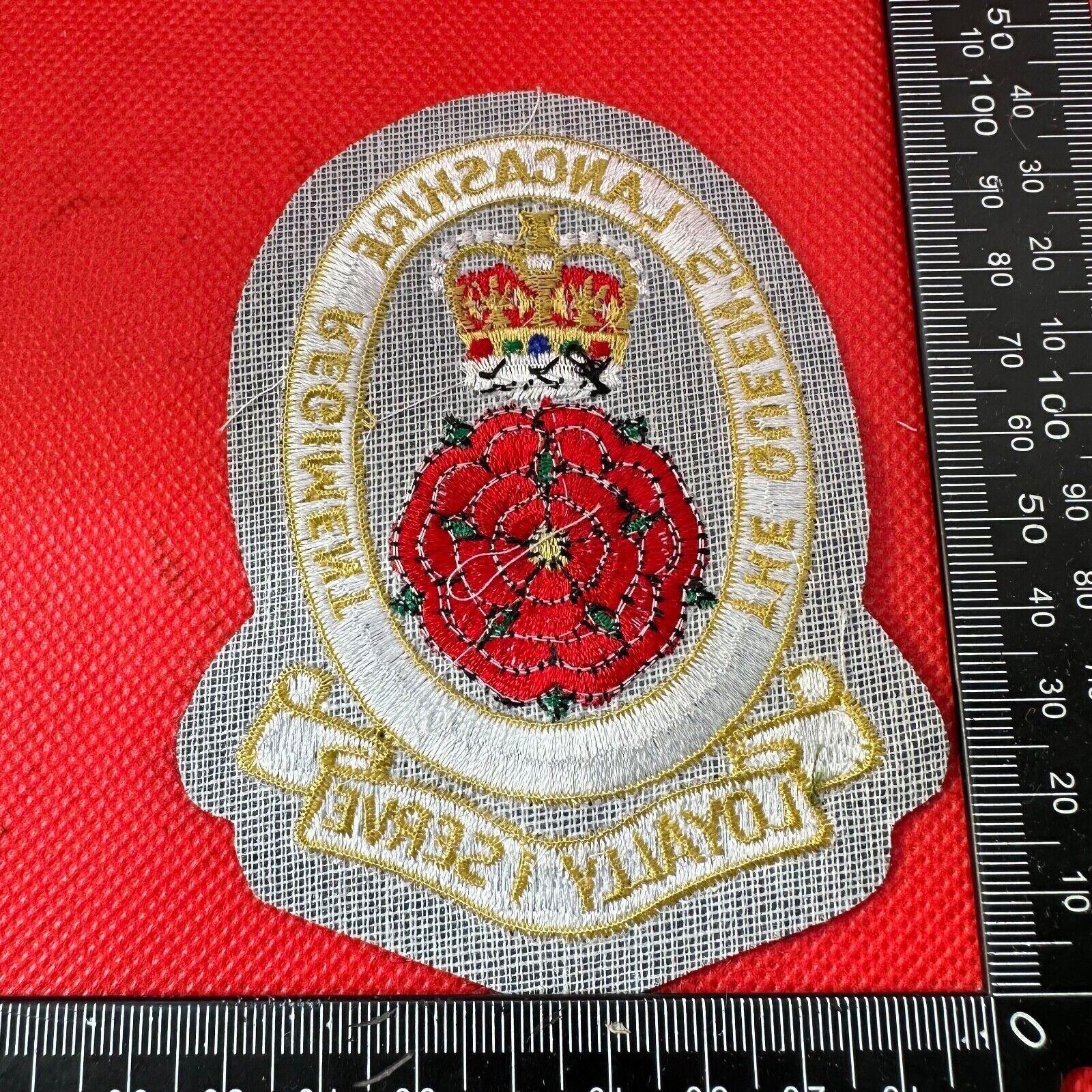 British Army The Queen's Royal Hussars Regiment Embroidered Blazer Badge - The Militaria Shop
