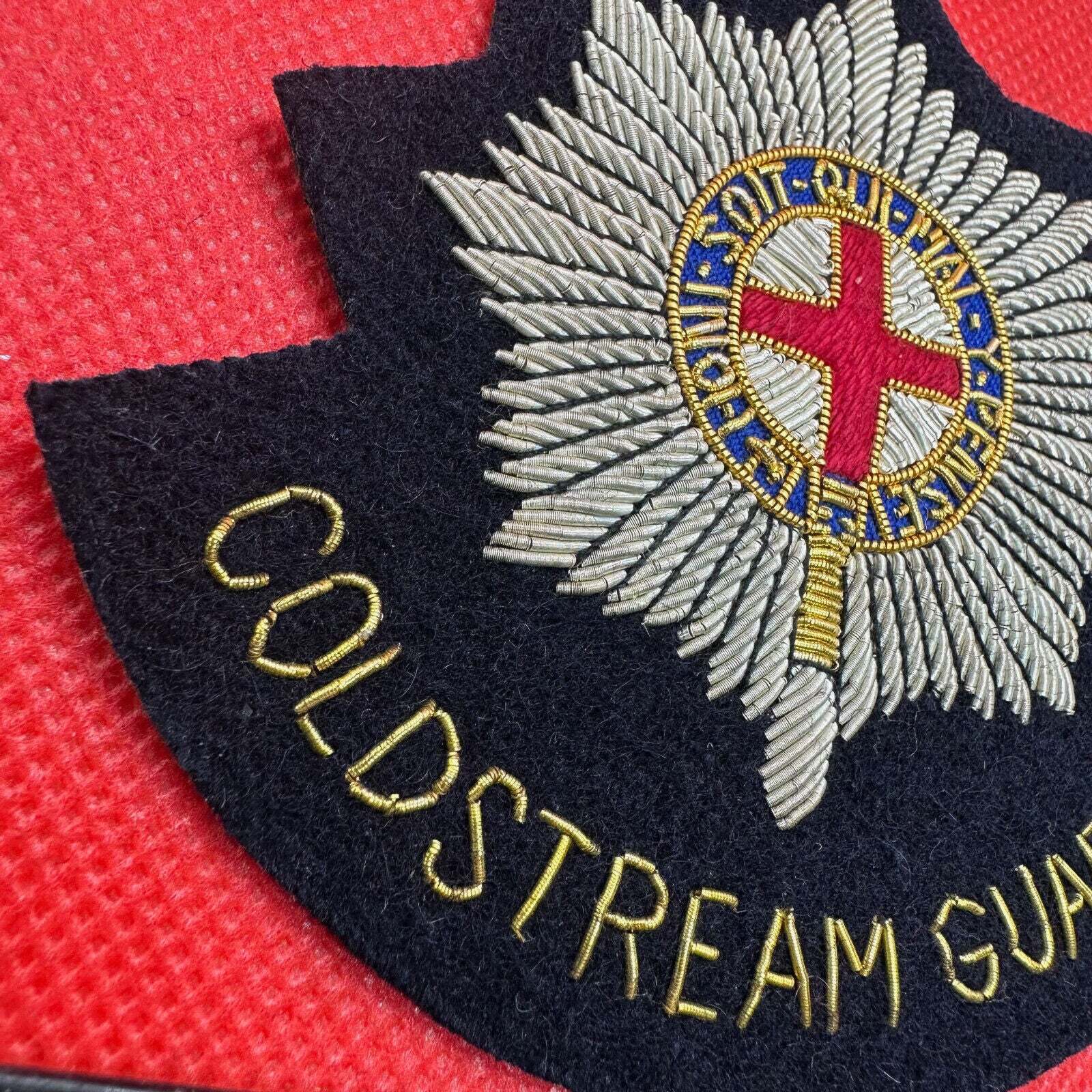 British Army Bullion Embroidered Blazer Badge - Coldstream Guards - The Militaria Shop
