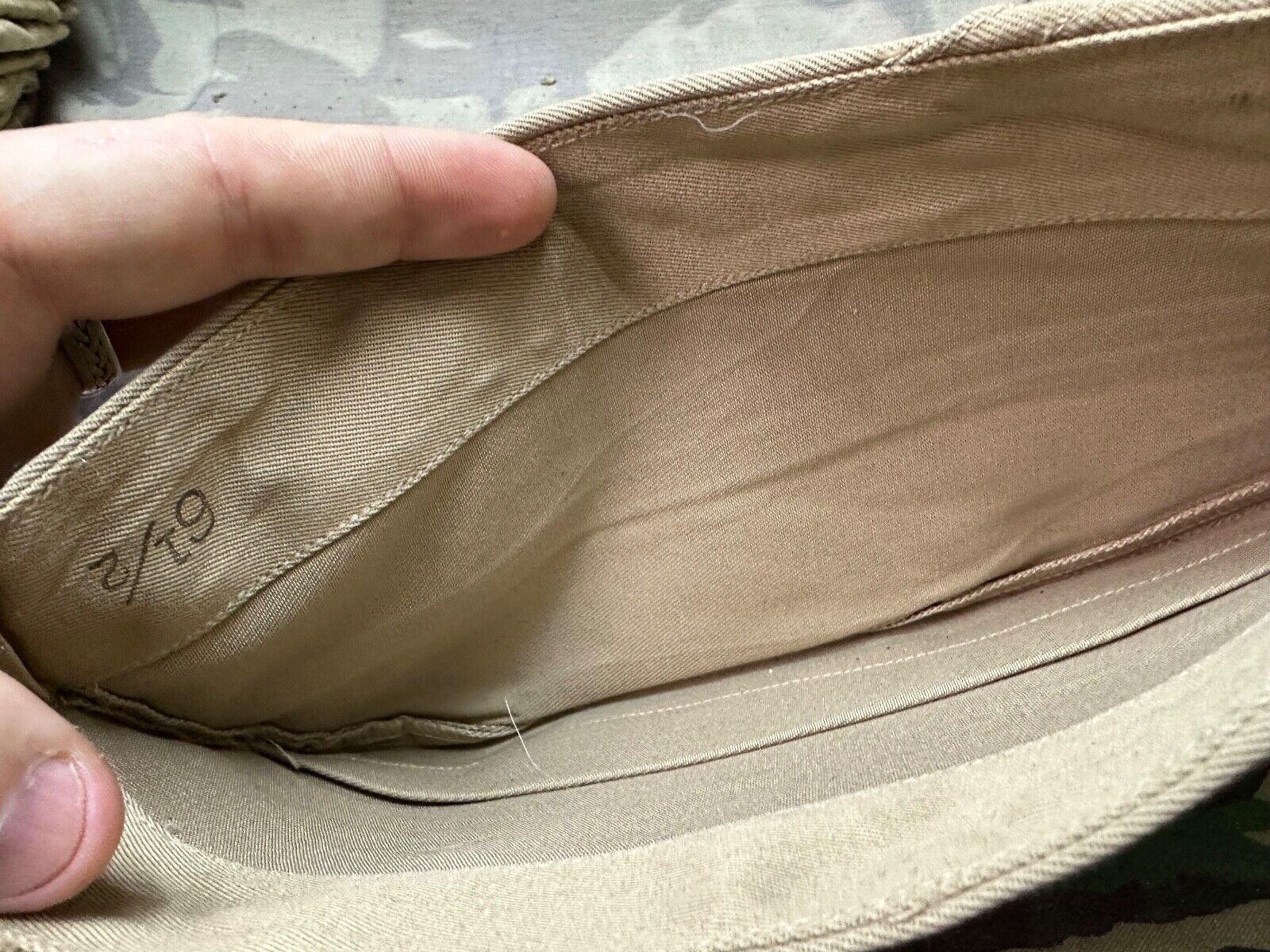 Original WW2 US Army Garrison Side Cap Hat - Old Stock - Combat Servicable - The Militaria Shop