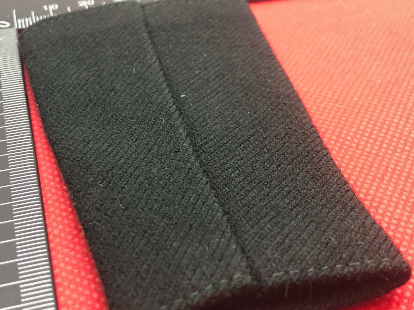 Genuine British Army Black Slip on Epaulette Shoulder Board Single - The Militaria Shop
