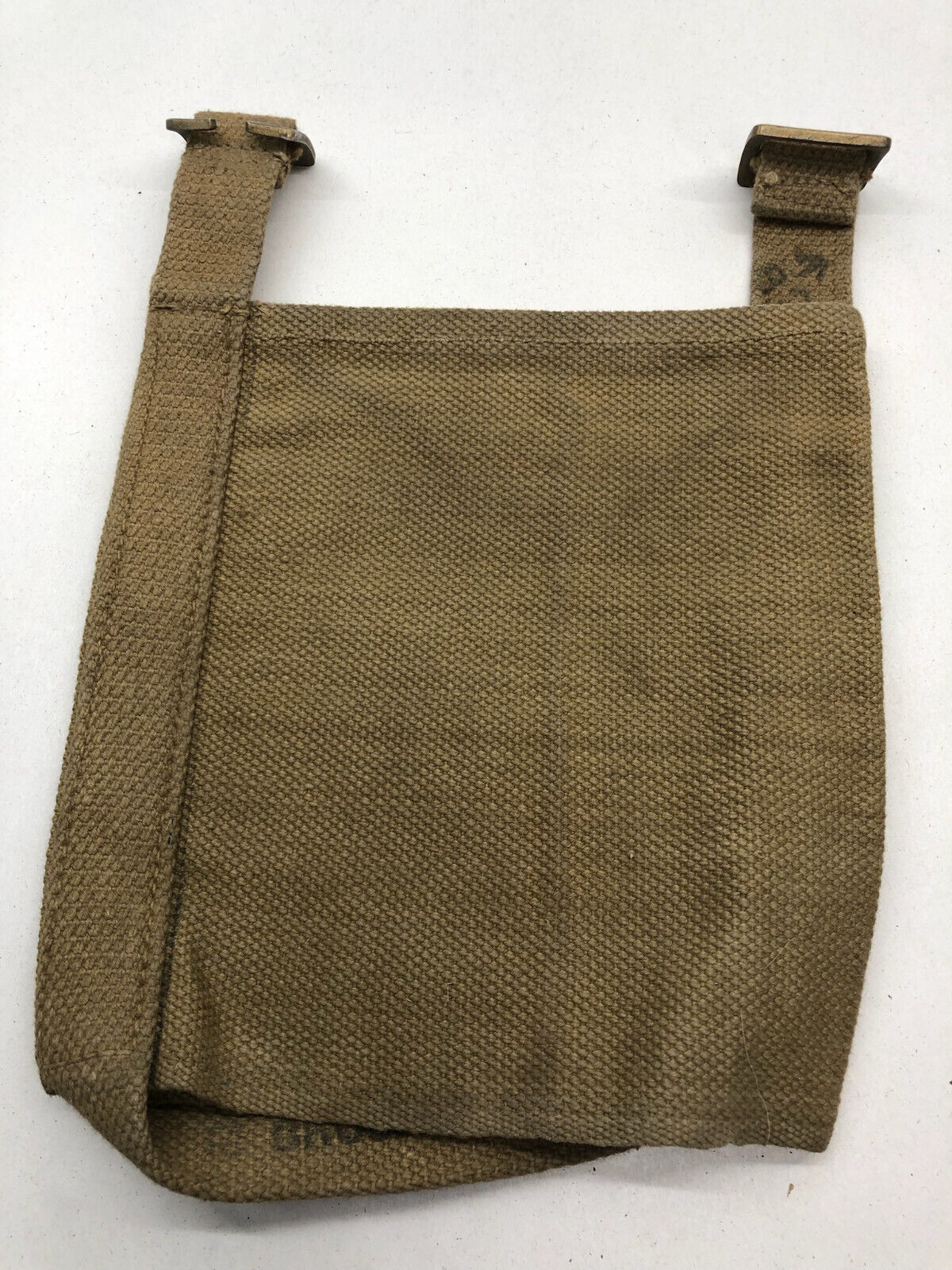 WW2 British Army 37 Pattern Webbing Water Bottle Carrier Harness - 1943 Dated - The Militaria Shop