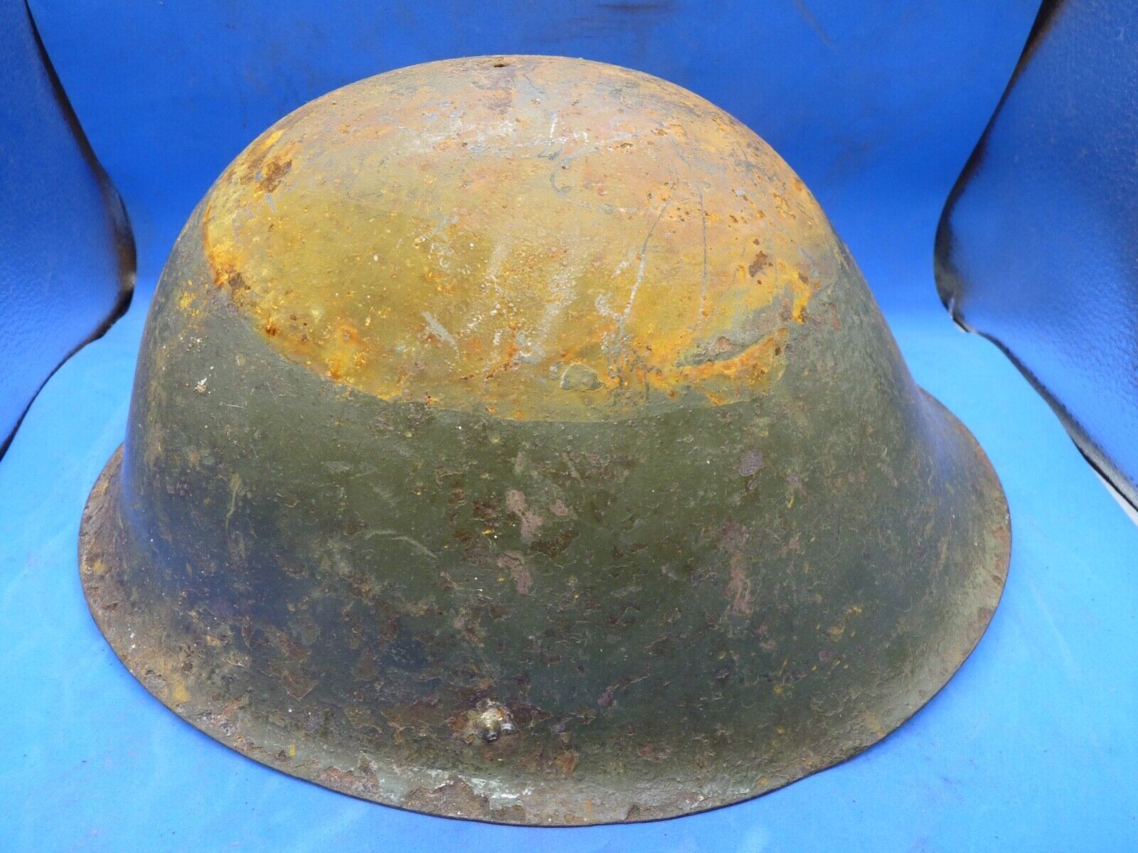 Original WW2 Onwards British Army Mk4 Turtle Helmet - The Militaria Shop
