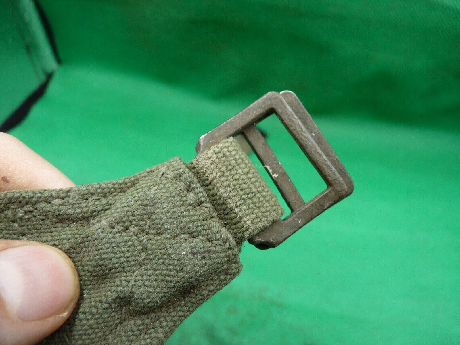 Original WW2 British Army 44 Pattern Equipment Strap - 1945 Dated - The Militaria Shop