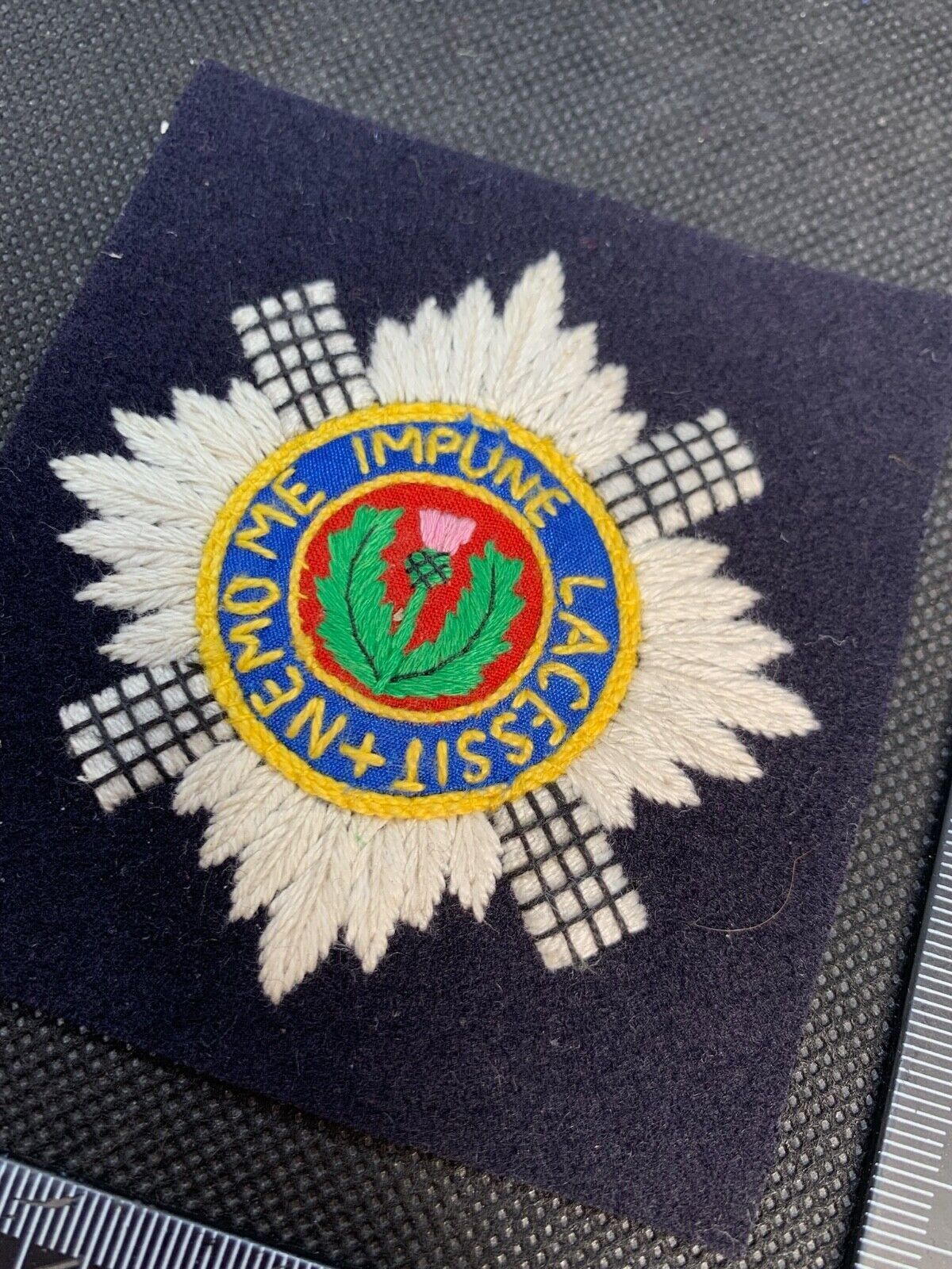 British Army Scots Guards Regiment Embroidered Blazer Badge - The Militaria Shop