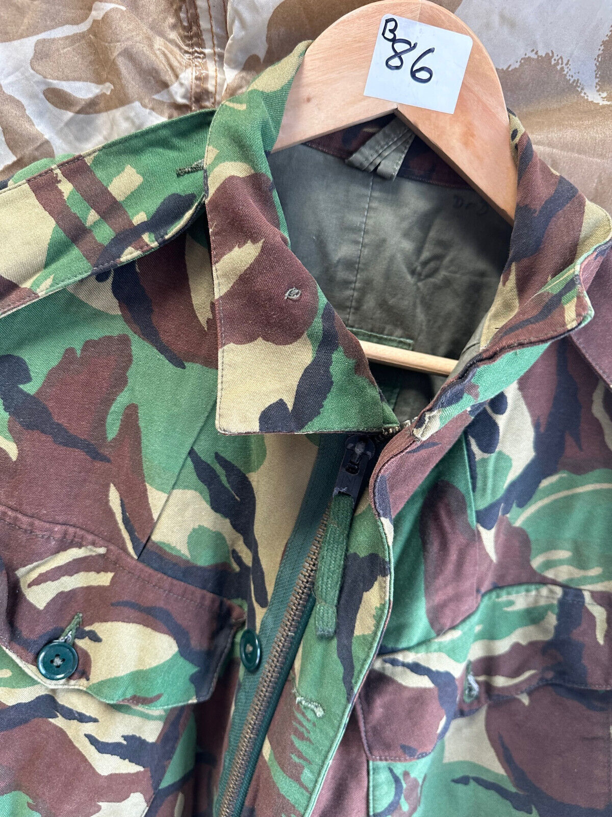 Genuine British Army 1968 Pattern DPM Combat Smock - Size 1 - 40" Chest - The Militaria Shop