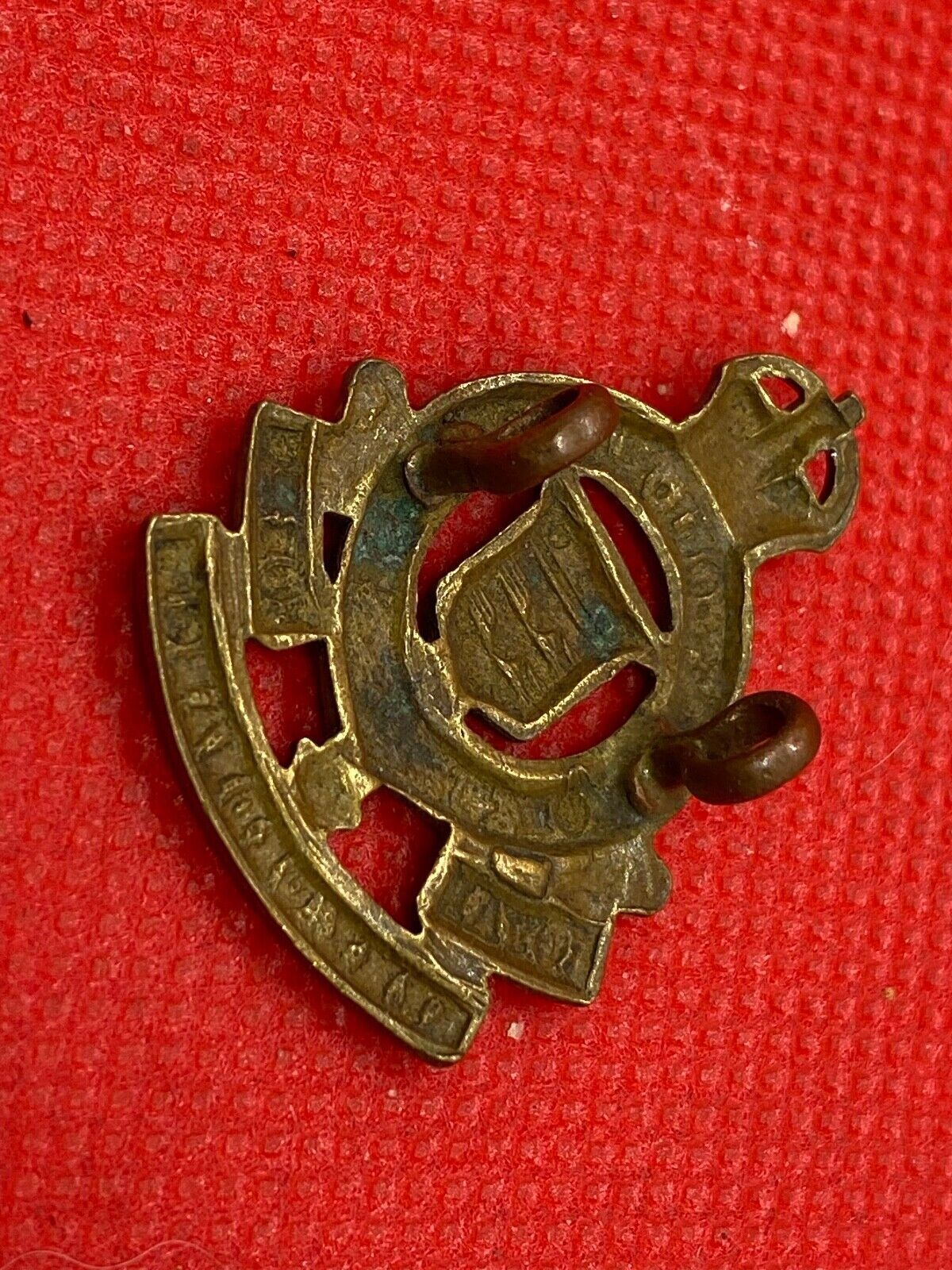 Original British Army Royal Army Ordnance Corps Collar Badge with Rear Lugs - The Militaria Shop
