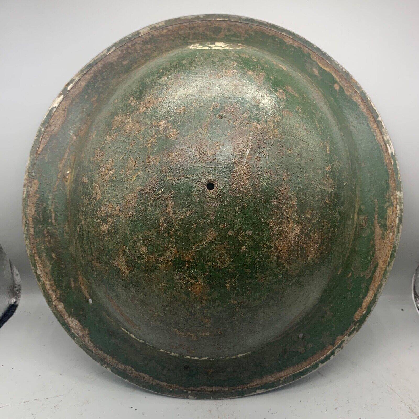 Original WW2 South African Army Mk2 Brodie Helmet - British Style Combat Helmet - The Militaria Shop