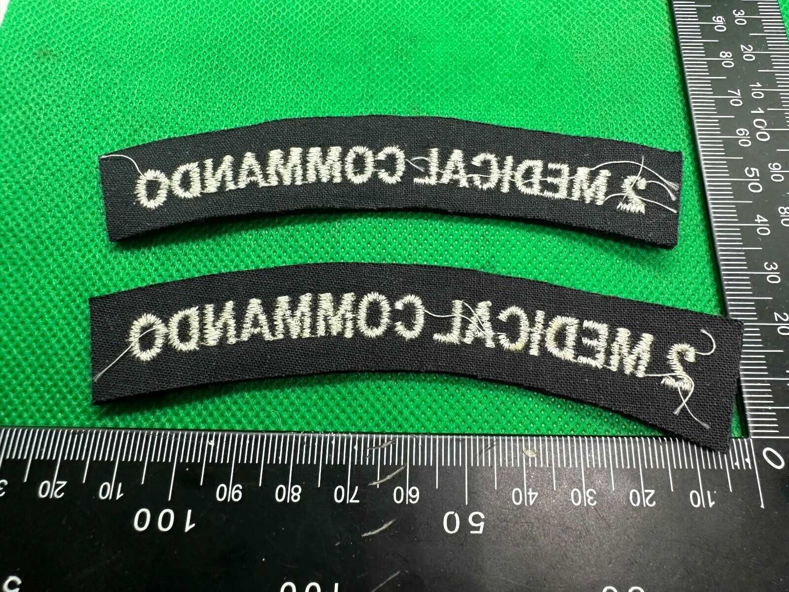 2nd Medical Commando British Army Shoulder Titles - WW2 Onwards Pattern - The Militaria Shop
