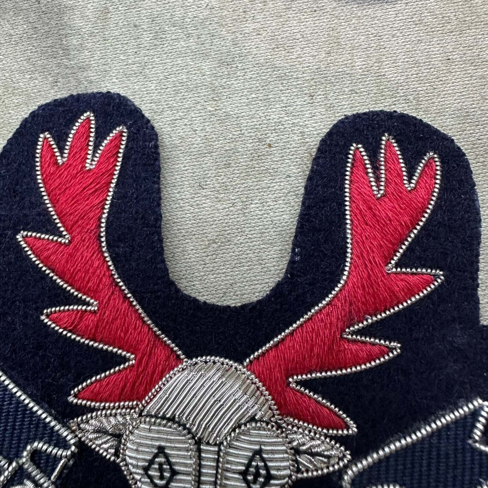 British Army Bullion Embroidered Blazer Badge - Seaforth Highlanders Regiment - The Militaria Shop