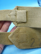Original WW2 British Army 37 Pattern Canvass Shoulder Strap / Cross Strap - The Militaria Shop