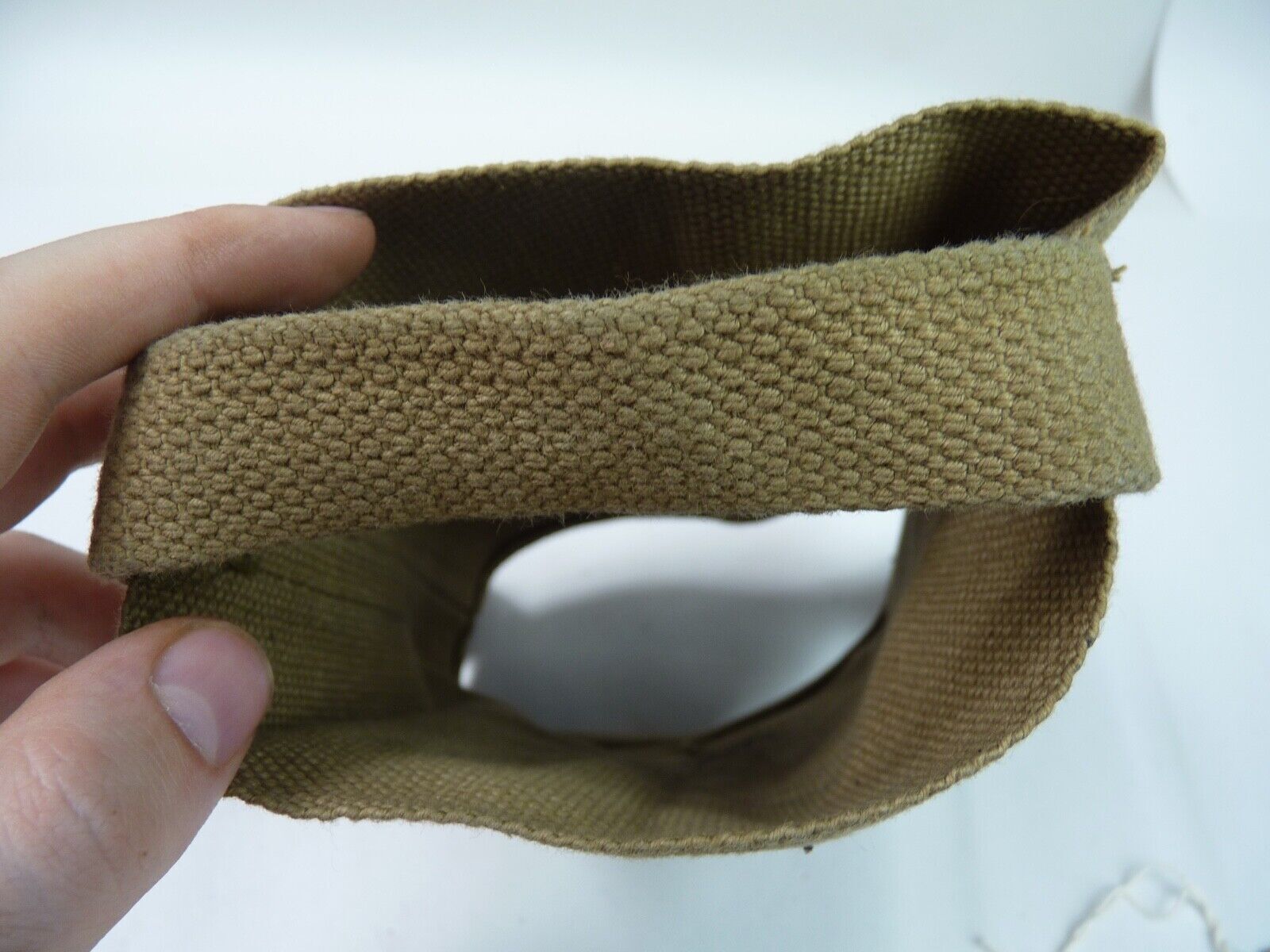 Original WW2 British Army Soldiers Water Bottle Carrier Harness - Dated 1943 - The Militaria Shop