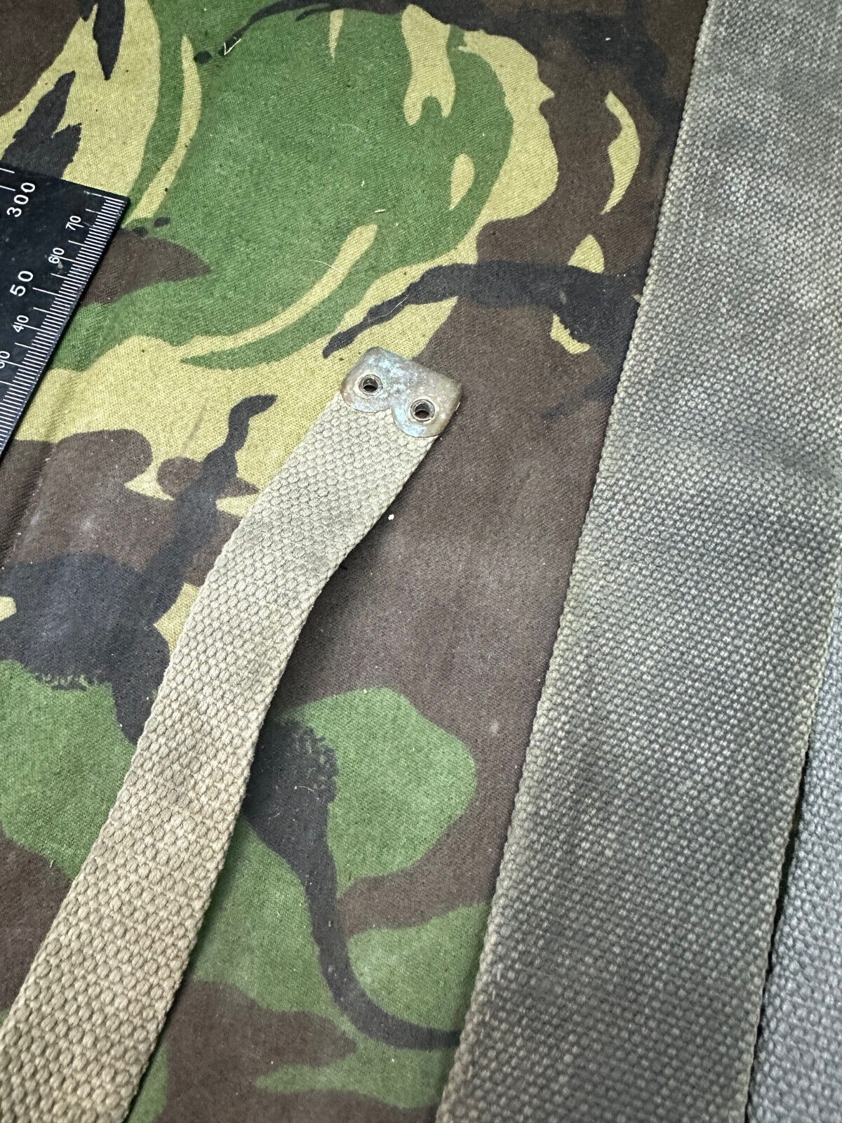 Original British Royal Air Force RAF Blue L Strap Pair - WW2 37 Pattern - The Militaria Shop