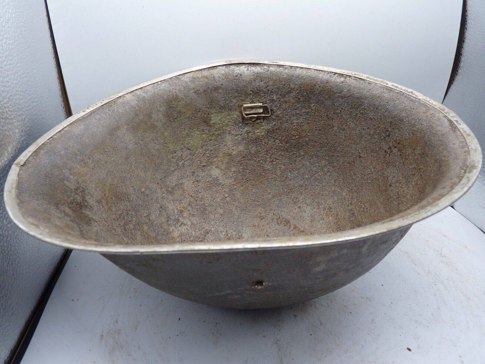 Original WW2 British / Canadian Army Mk3 High Rivet Turtle Army Combat Helmet - The Militaria Shop