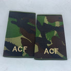 Cadet ACF DPM Rank Slides / Epaulette Pair Genuine British Army - NEW - The Militaria Shop