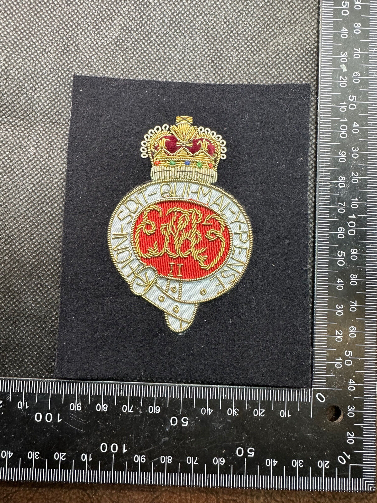 British Army Bullion Embroidered Blazer Badge - Grenadier Guards - The Militaria Shop