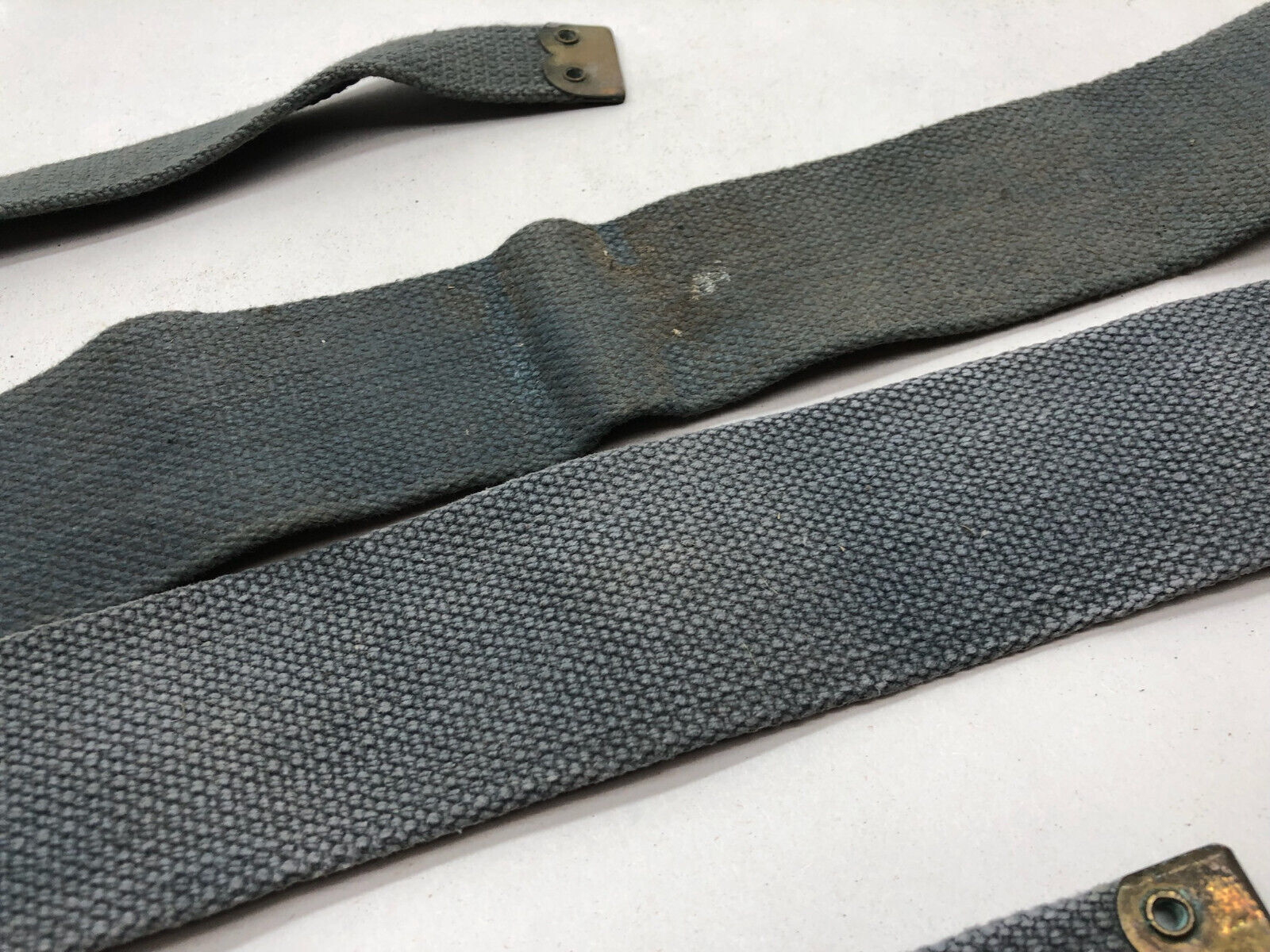Original WW2 British Royal Air Force Blue 37 Pattern L Strap Set - The Militaria Shop
