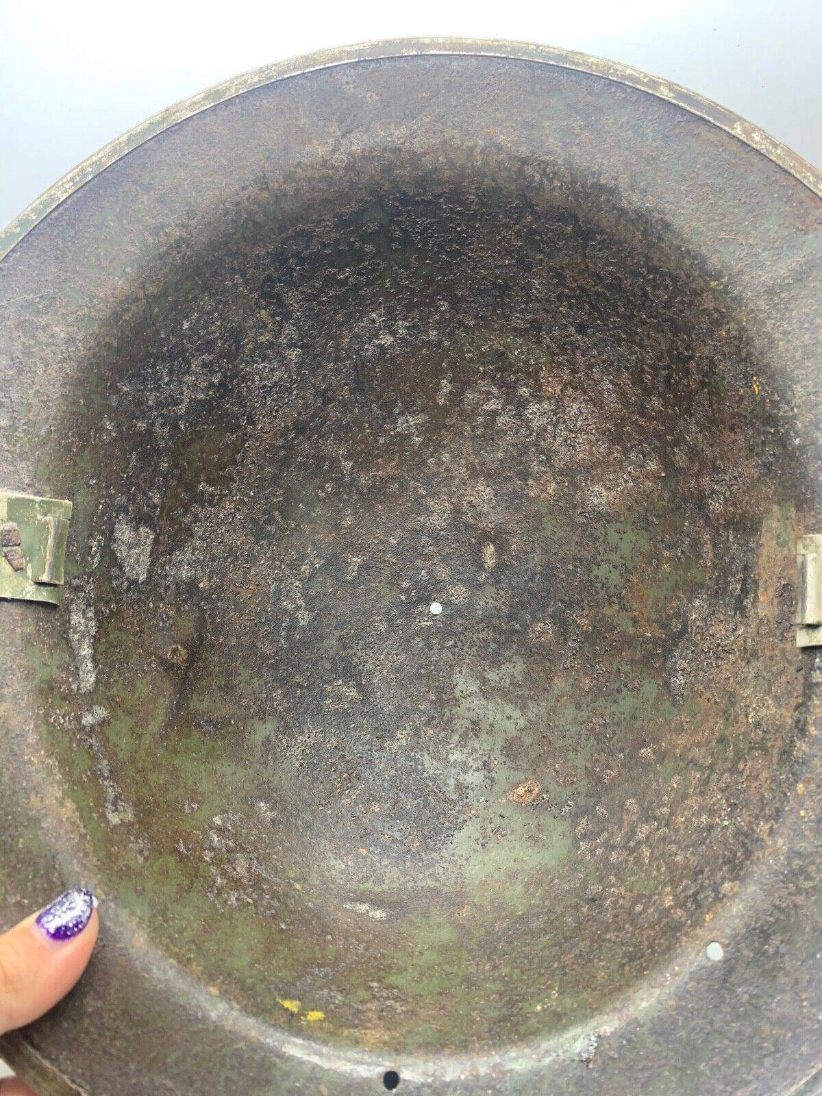 Original WW2 South African Army Mk2 Brodie Helmet - British Style Combat Helmet - The Militaria Shop
