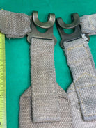 Original WW2 Pattern British Army L Straps Pair - 37 Pattern Webbing Haversack - The Militaria Shop