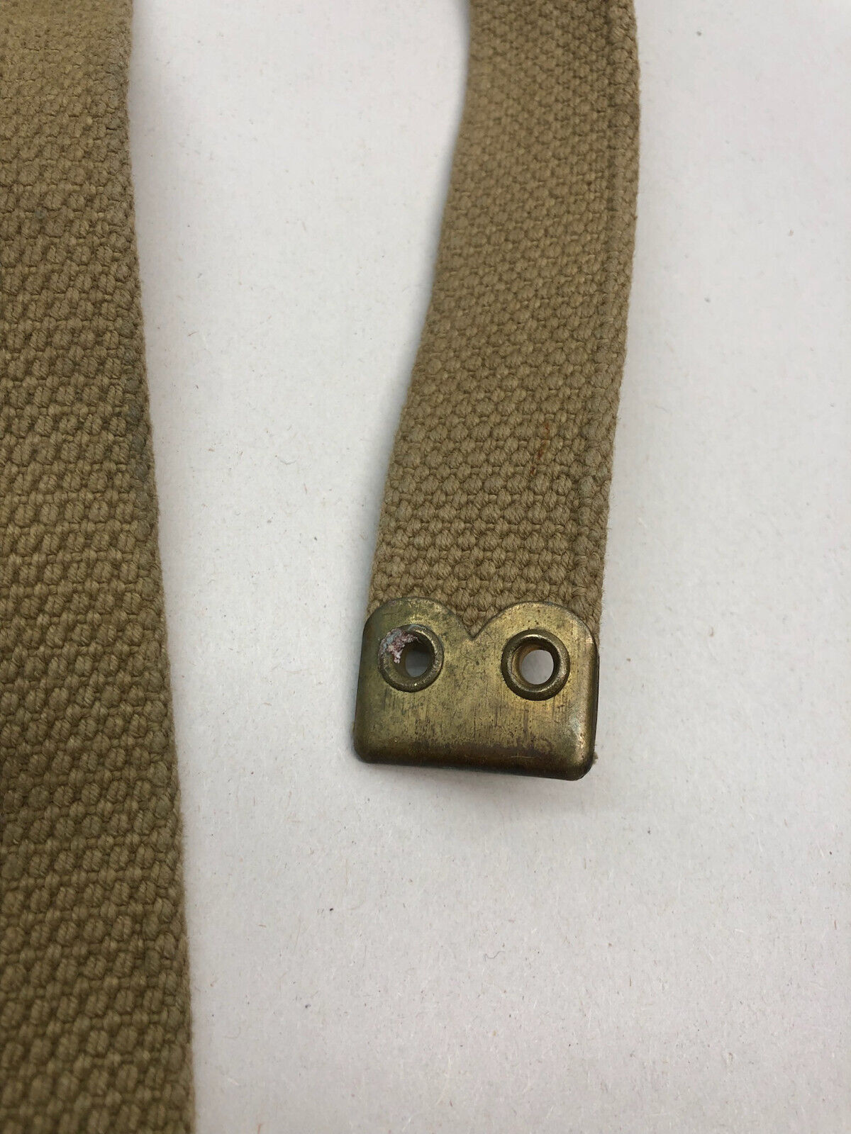 Original WW2 British Army 37 Pattern L Straps Pair - Wartime Dated - The Militaria Shop