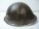 Original WW2 British / Canadian Army Mk3 High Rivet Turtle Army Combat Helmet - The Militaria Shop