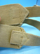 Original WW2 British Army 37 Pattern Canvass Shoulder Strap / Cross Strap - The Militaria Shop