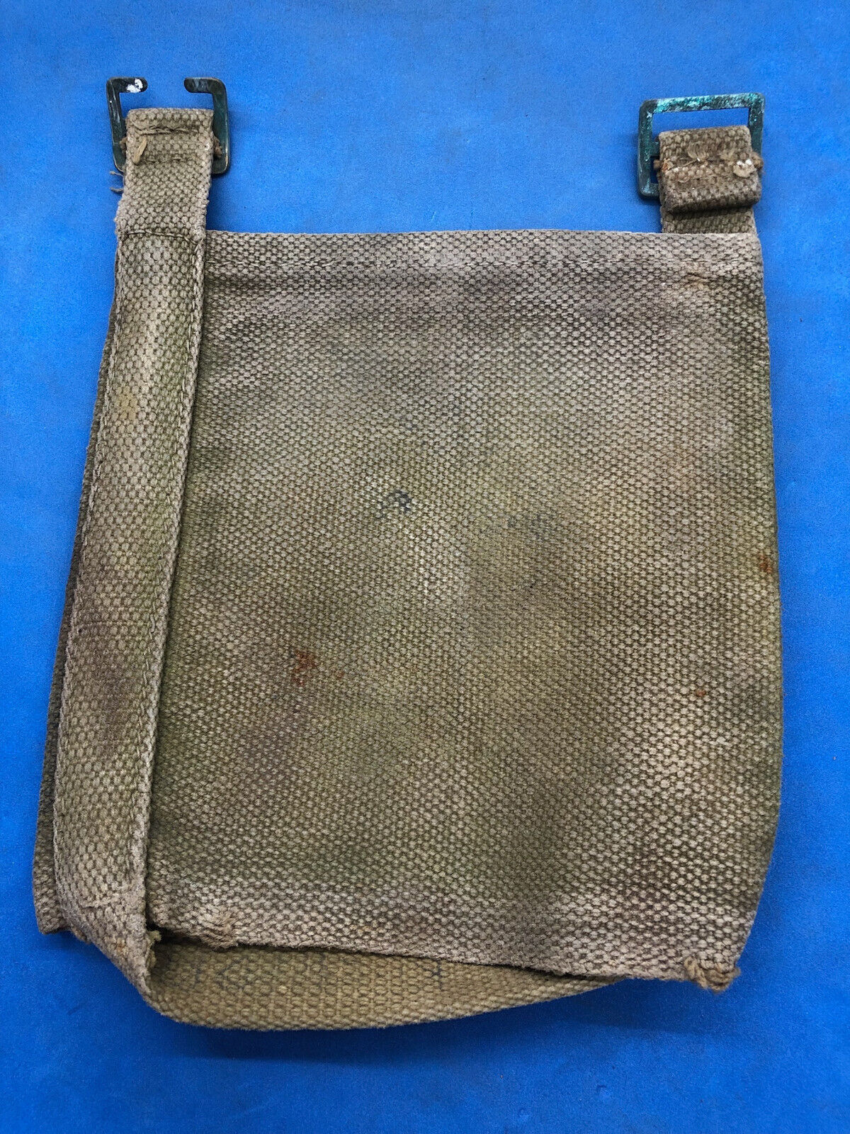 WW2 British Army 37 Pattern Webbing Water Bottle Carrier Harness - 1943 Dated - The Militaria Shop