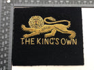 British Army Bullion Embroidered Blazer Badge - The King's Own Regiment - The Militaria Shop