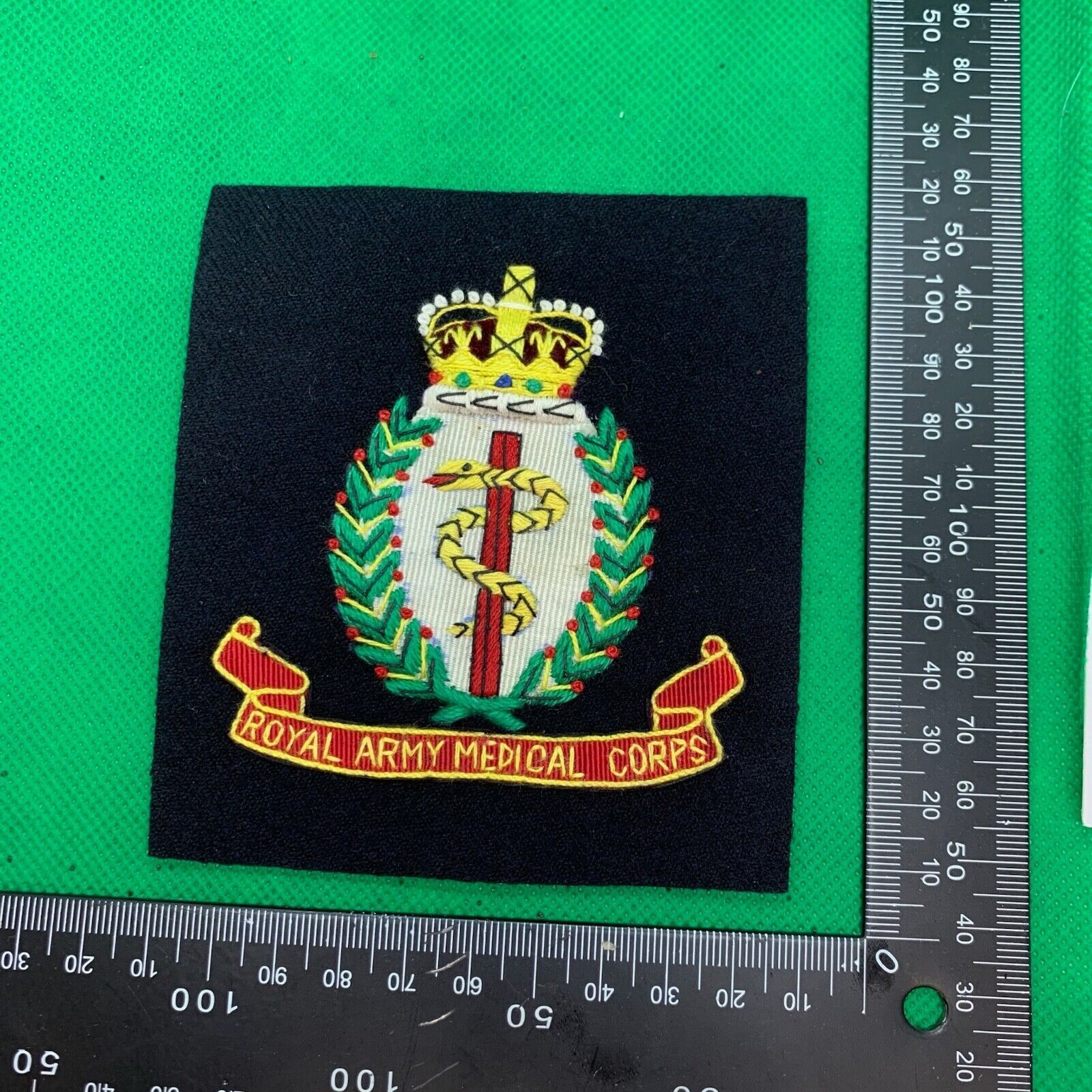 British Army Royal Army Medical Corps Embroidered Blazer Badge - The Militaria Shop