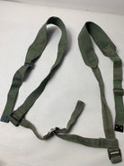 Original WW2 British Army 44 Pattern Shoulder Cross Straps Set - 1945 Dated - The Militaria Shop