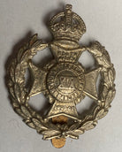 A British Army 19th County of London white metal cap badge. - The Militaria Shop
