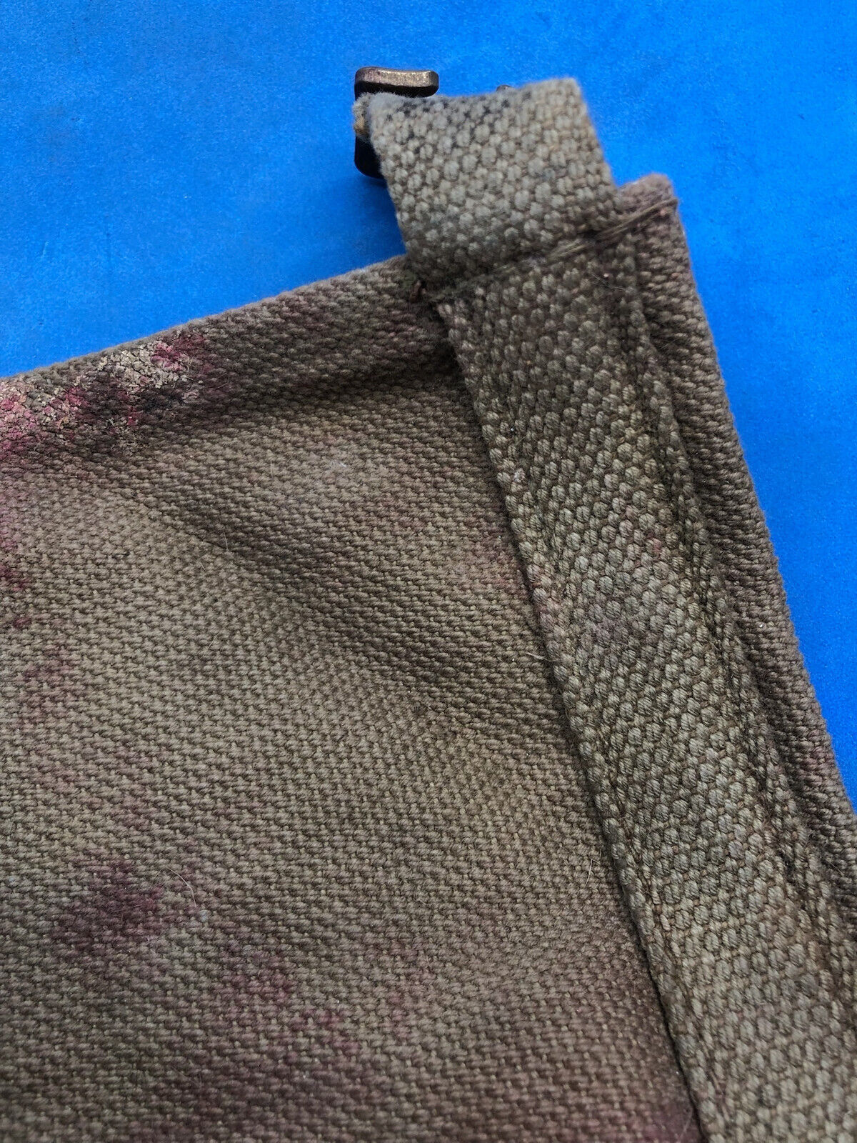 WW2 British Army 37 Pattern Webbing Water Bottle Carrier Harness - 1943 Dated - The Militaria Shop