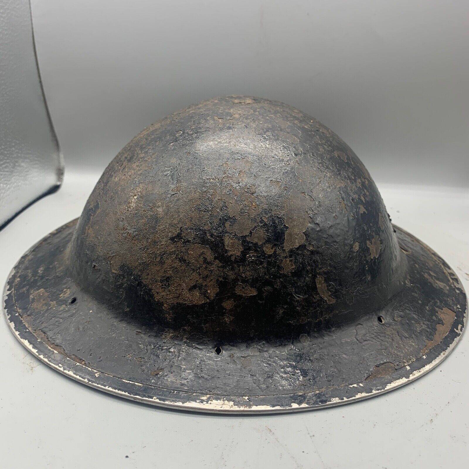 Original WW2 South African Army Mk2 Brodie Helmet - British Style Combat Helmet - The Militaria Shop