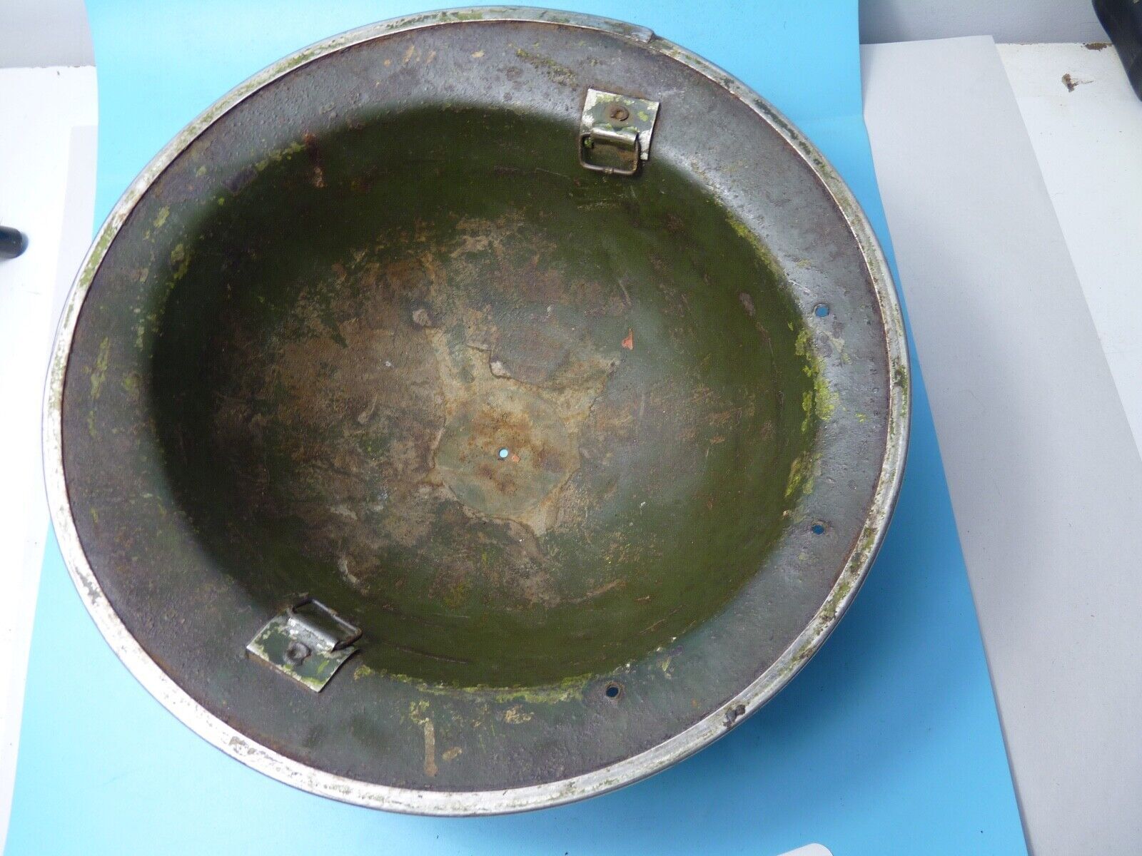Original WW2 South African Army Mk2 Brodie Helmet - British Style Combat Helmet - The Militaria Shop