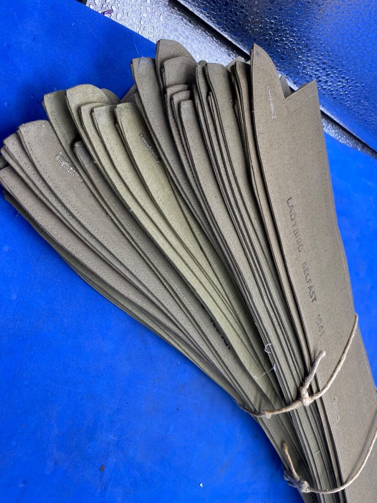 WW2 - 1941 Dated British Army Detachable Shirt Collar - Size 15-1/2 Original. - The Militaria Shop