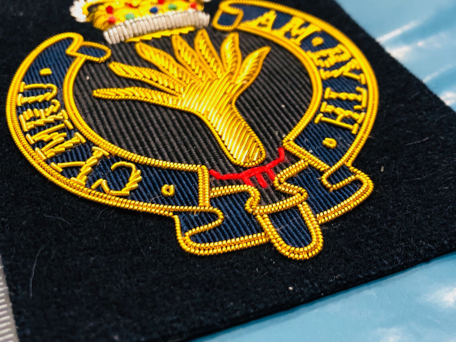 British Army Bullion Embroidered Blazer Badge - Welsh Guards Regiment - The Militaria Shop